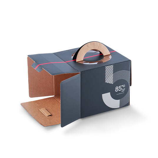 Oriental Packaging 85°C 6 Inch Cake Box Design