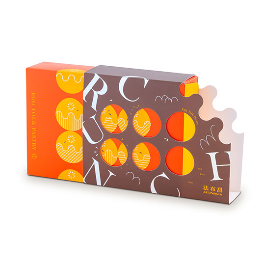 法布甜 : 蛋黃酥產品包裝盒