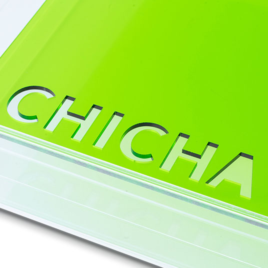 CHICHA : Acrylic Product Packages