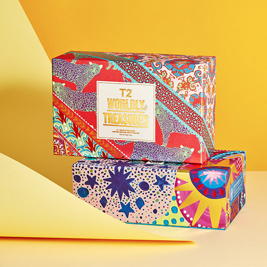 T2 : Merry Morning Rigid Tea Boxes