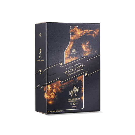 Johnnie Walker Black Label, Double Black Whisky Packaging Box Design by Oriental Packing