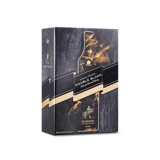 Johnnie Walker Black Label, Double Black Whisky Packaging Box Design by Oriental Packing