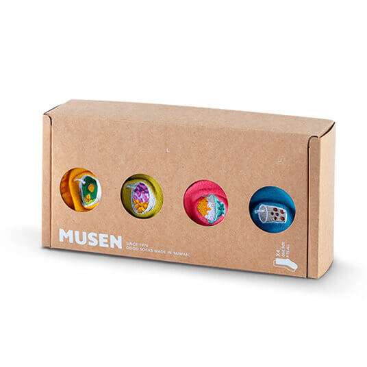 MUSEN：Boxed Meal Socks Gift Boxes