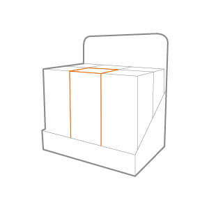 Cardboard Dump Bin Display Stands